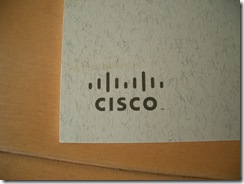 CISCOロゴマーク入り