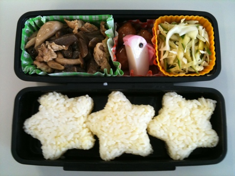 七夕を意識したお弁当