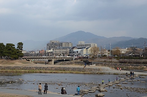 鴨川の河川敷